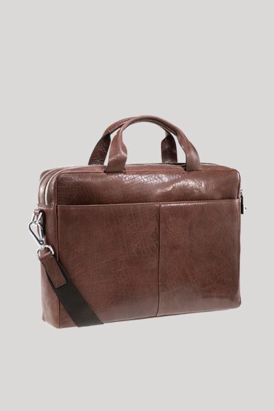 Klassische Business-Aktentasche aus Leder