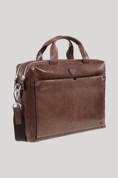 Klassische Business-Aktentasche aus Leder