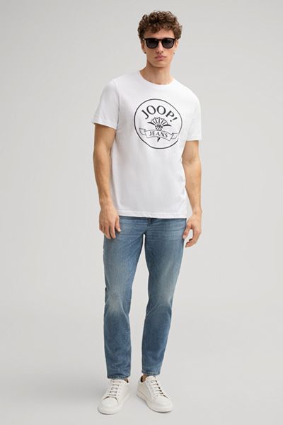 Relaxte verkürzte Five-Pocket-Jeans
