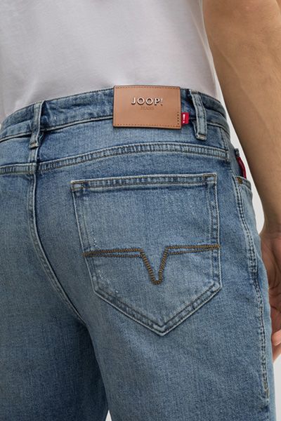 Relaxte verkürzte Five-Pocket-Jeans