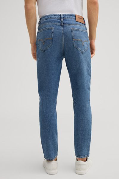 Lässige Jeans im Washed-Look
