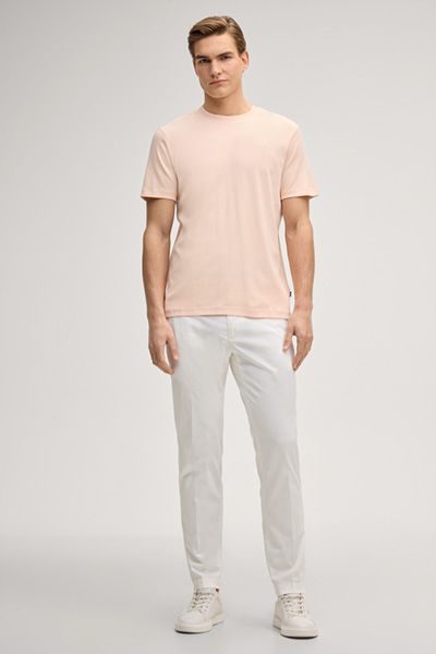 Minimalistisches Baumwoll-T-Shirt mit Logo