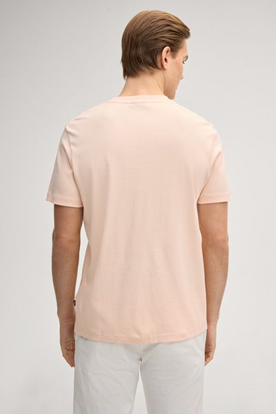 Minimalistisches Baumwoll-T-Shirt mit Logo