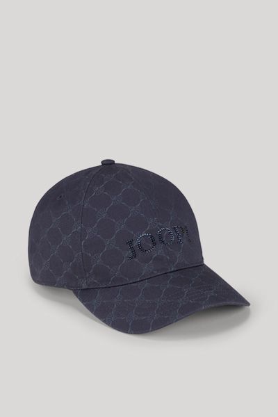 Monogramm-Baseballkappe mit Glitzer-Logo