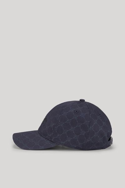 Monogramm-Baseballkappe mit Glitzer-Logo