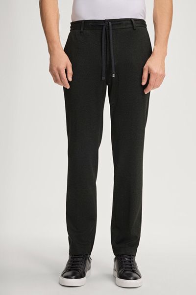 Jersey Business-Joggpants mit Kordelzug