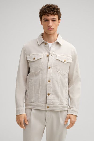 Trucker-Jacke aus Stretch-Baumwolle