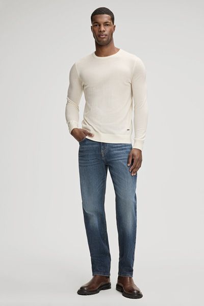 Klassische Five-Pocket Tapered Jeans