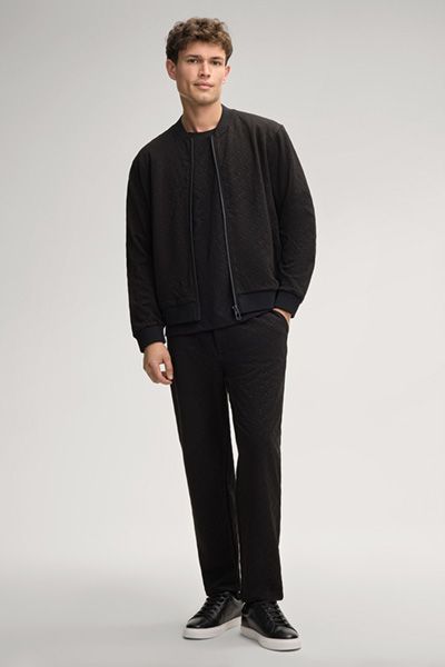 Bomberjacke mit Cornflower-Strukturmuster