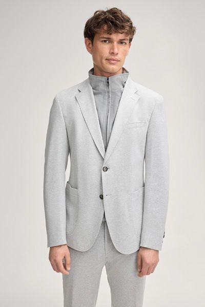 Schmal geschnittenes Jersey-Sakko mit Inlay