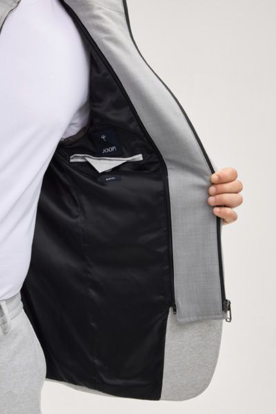 Schmal geschnittenes Jersey-Sakko mit Inlay