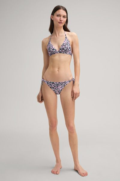 Triangel-Bikini-Top mit Blumenmuster