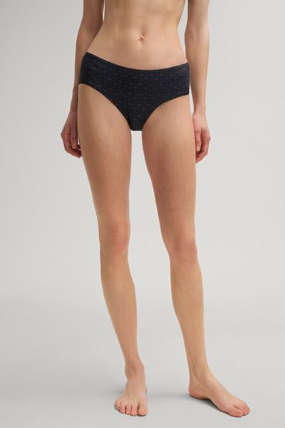 Hipster-Bikinihose mit Cornflower-Print