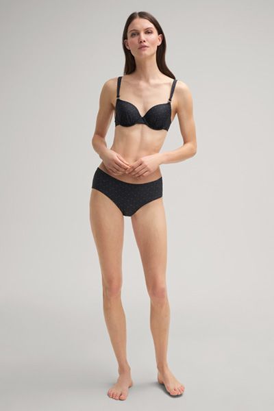 Hipster-Bikinihose mit Cornflower-Print