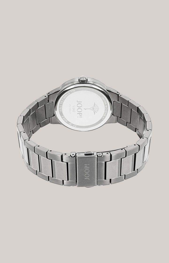 Elegante Armbanduhr aus Edelstahl