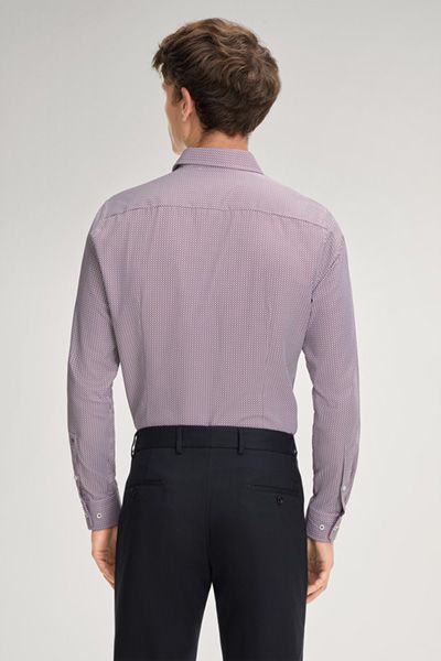 Schmal geschnittenes Hemd mit Minimal-Muster