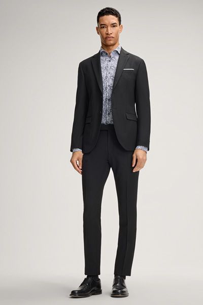 Paisley-Print Travel-Stretch-Hemd