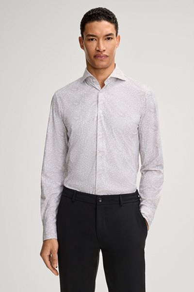 Performance-Reisehemd mit Paisley-Muster