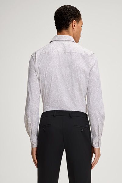 Performance-Reisehemd mit Paisley-Muster