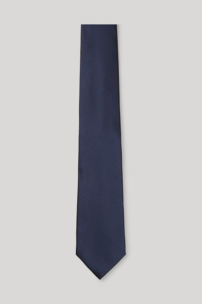Elegante Seidenkrawatte in Unifarben