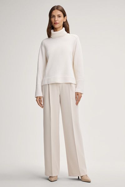 Kuscheliger Kaschmir-Mix Rollkragenpullover