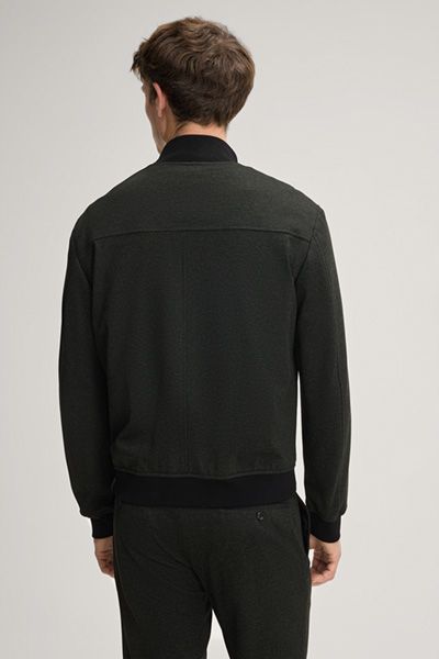 Minimalistische Bomberjacke mit Rippbündchen