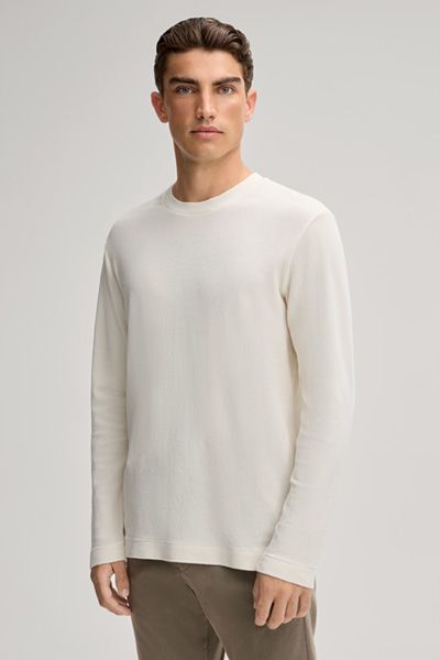 Klassisches Langarmshirt aus Baumwolle