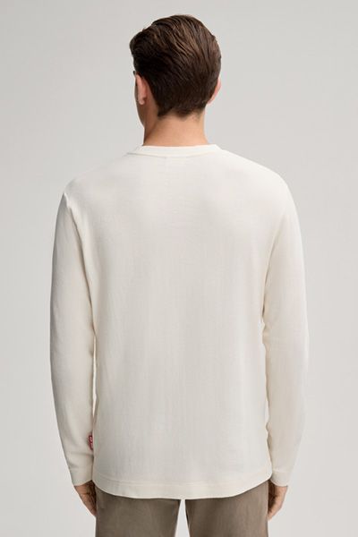 Klassisches Langarmshirt aus Baumwolle
