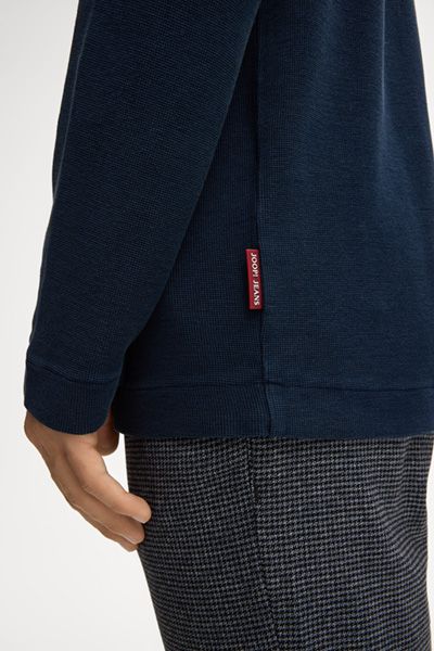 Klassisches Langarmshirt aus Baumwolle