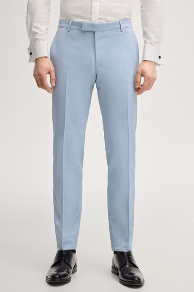 Elegante Stoffhose mit Bügelfalten
