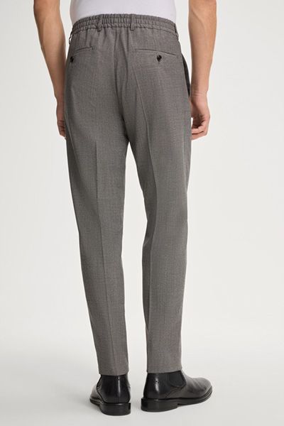 Bundfaltenhose aus Wollmischung mit Tapered-Fit