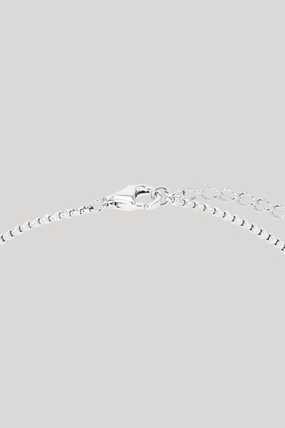 Silbernes Armband mit Zirkonia-Kreis