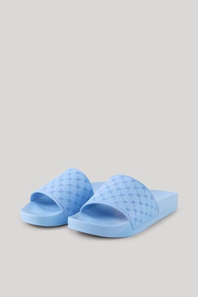 Gummi-Badesandalen mit Cornflower-Prägung