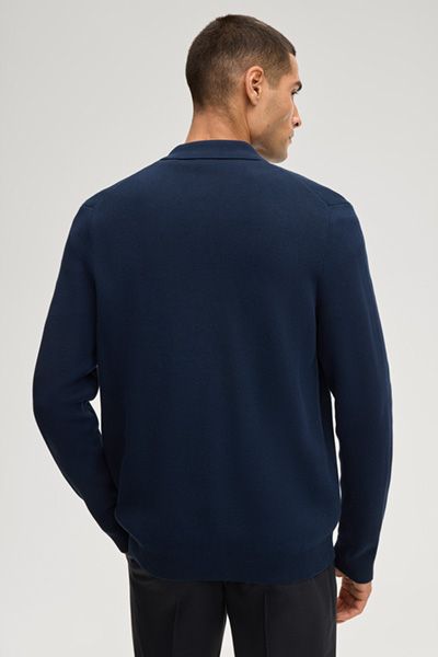 Strickjacke im Hemden-Stil