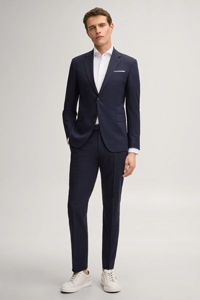 Blayr Karierte Tailored-Fit Anzughose