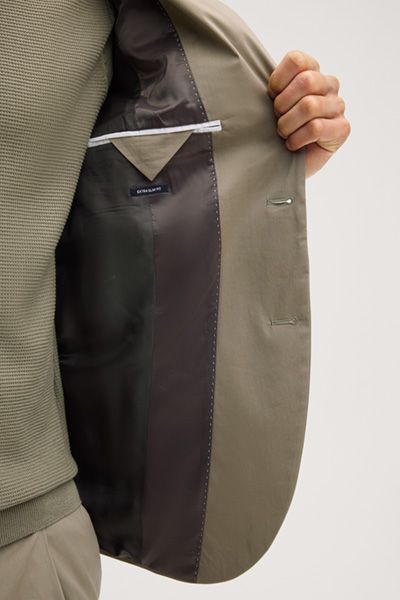 Tailor-Fit Sakko aus Baumwollmix
