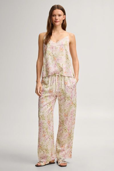 Wild Bloom Hose mit Blumenprint