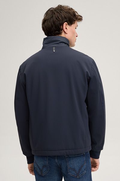 Hybride Steppjacke mit Stehkragen