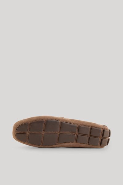 Suede Penny-Loafer mit Noppensohle