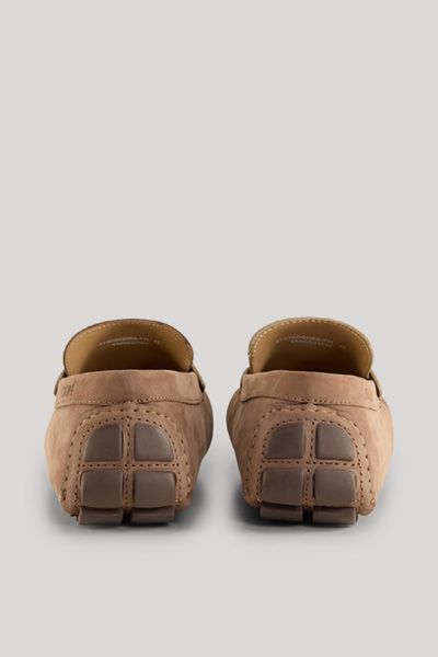 Suede Penny-Loafer mit Noppensohle