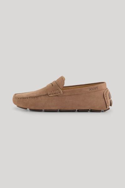 Suede Penny-Loafer mit Noppensohle