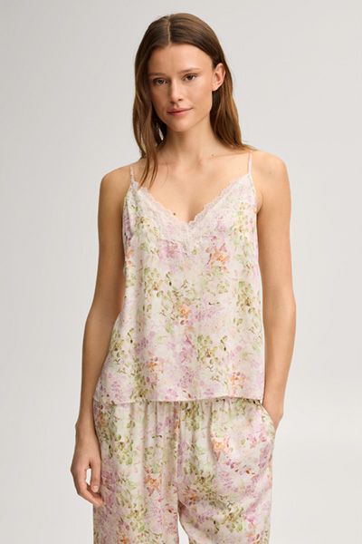 Filigranes Blumentop mit Spitze