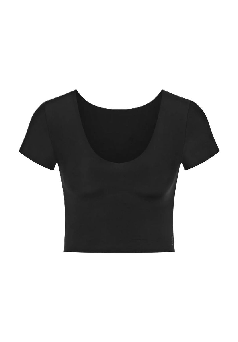 Nahtloses Crop-T-Shirt