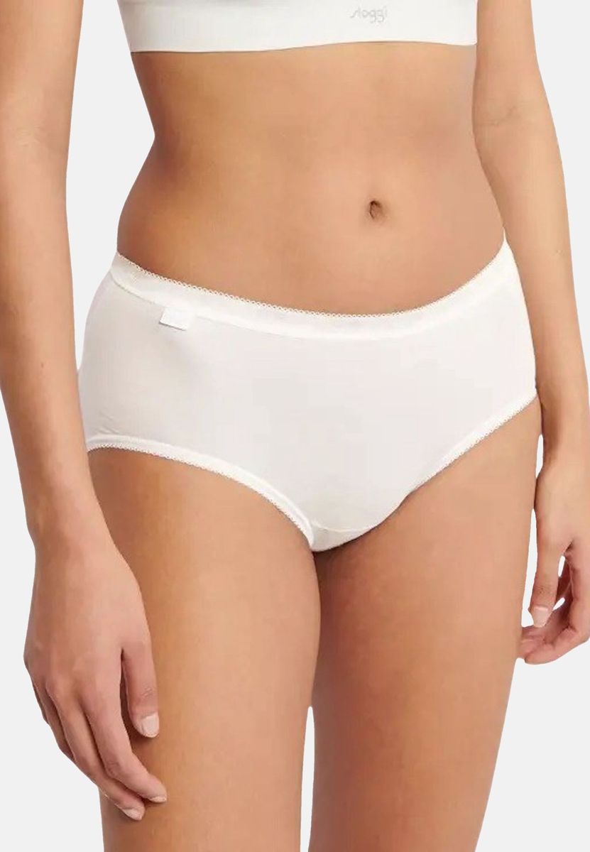 Klassische Midi-Slips aus Baumwollmischung