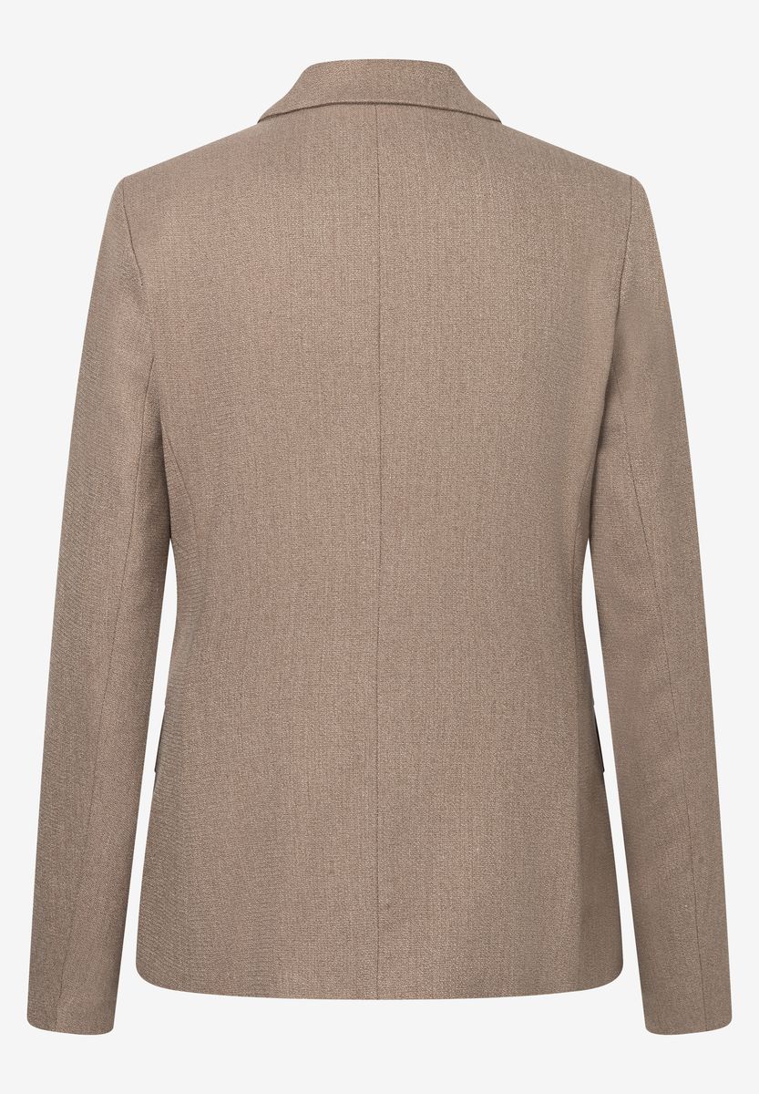 Klassischer Preppy-Blazer mit Emblem