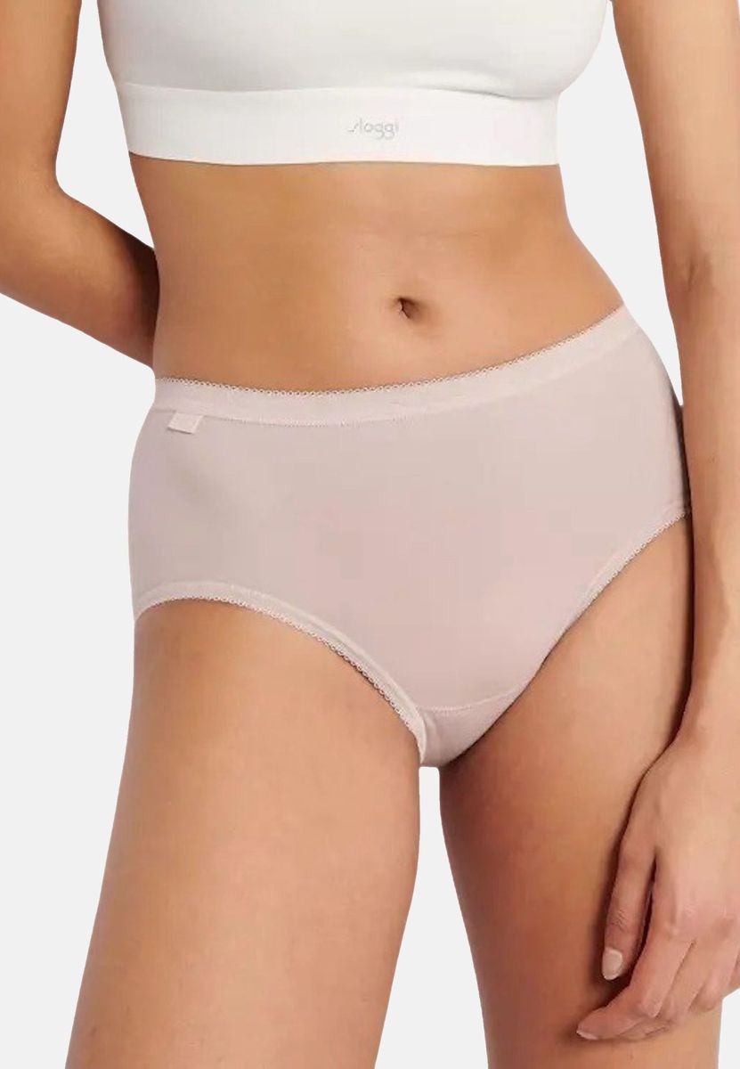 Klassische Midi-Slips aus Baumwollmischung, 3er-Pack