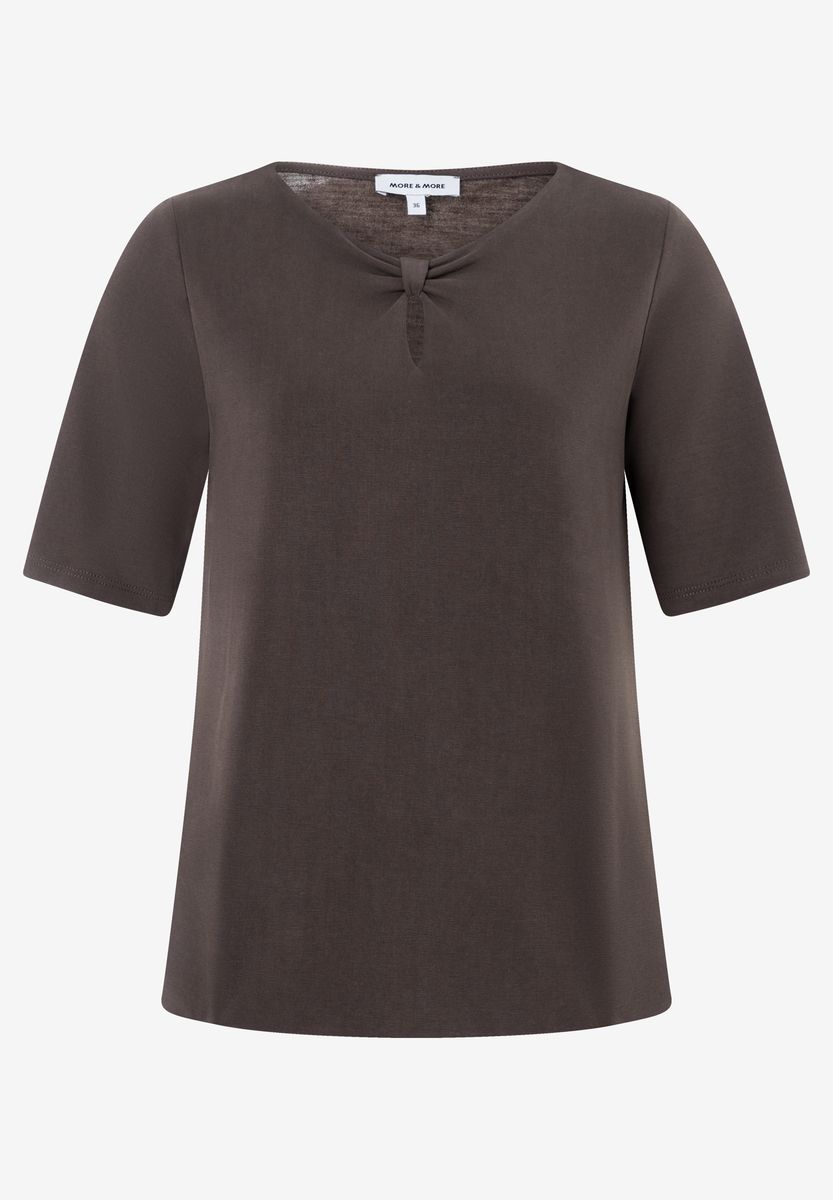 Jerseyshirt mit Knotendetail