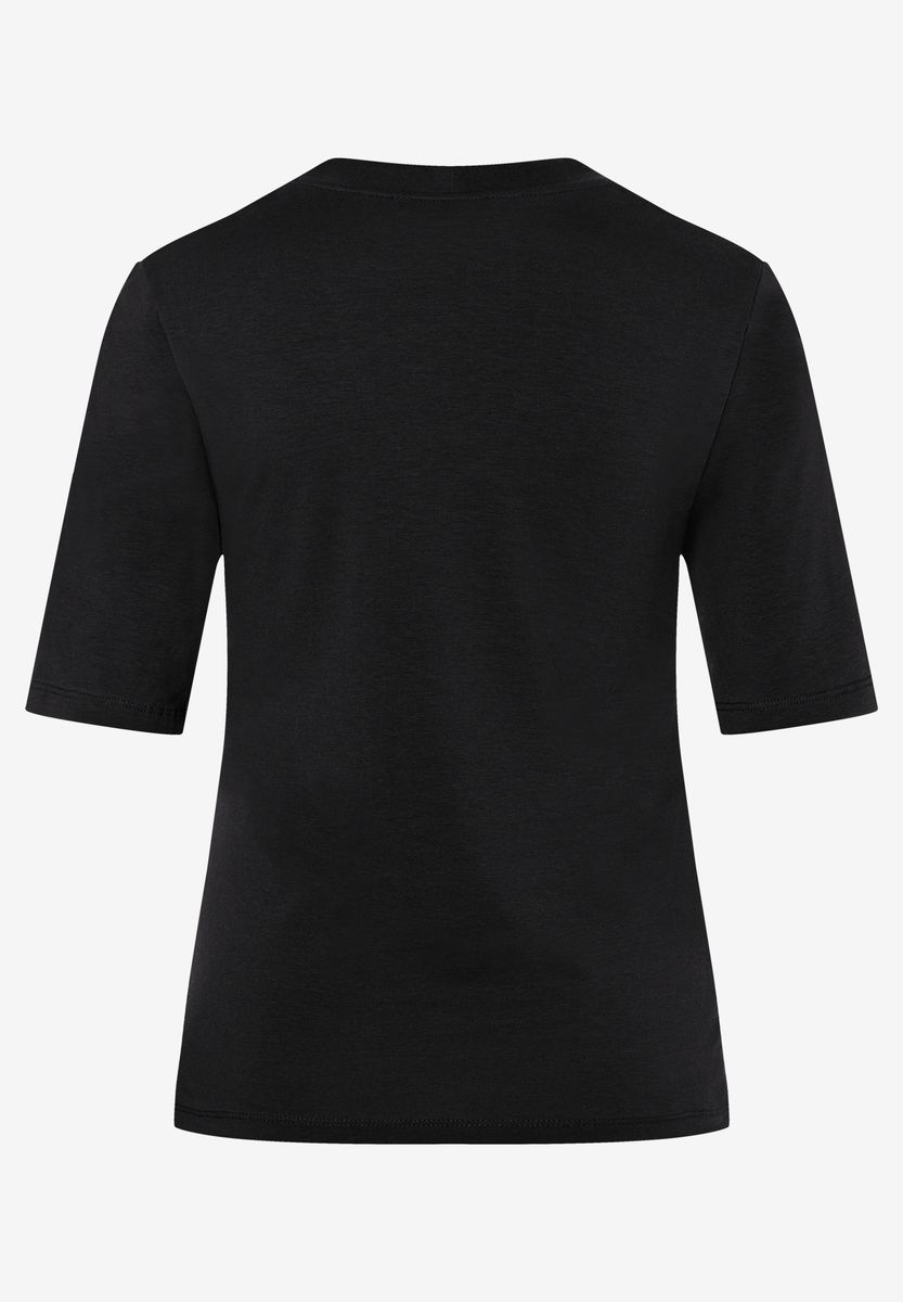 Elegantes V-Ausschnitt-Shirt mit Halbarm