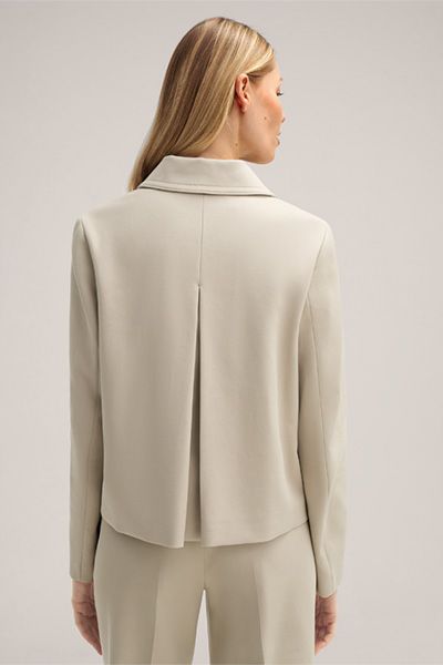 A-Linien Blazerjacke aus Baumwolltwill