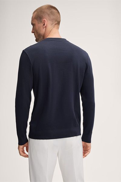 Baumwoll-Kaschmir-Mischung Langarmshirt
